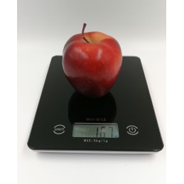 WH-B13 fekete digitális konyhai mérleg 5 kg-ig