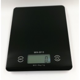 WH-B13 fekete digitális konyhai mérleg 5 kg-ig