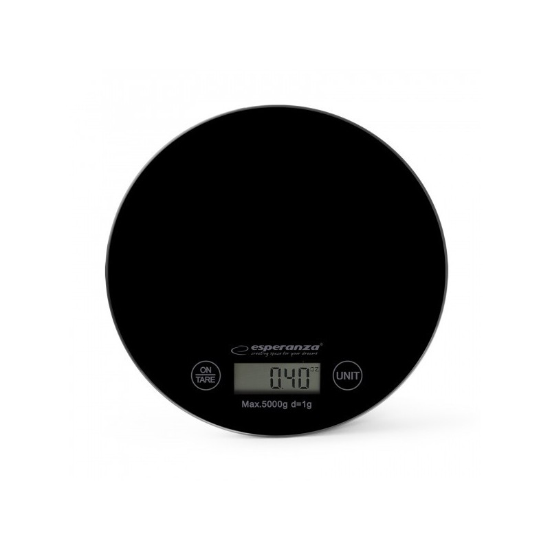 Esperanza EKS003K Digitális konyhai mérleg 5kg / 1g-ig fekete