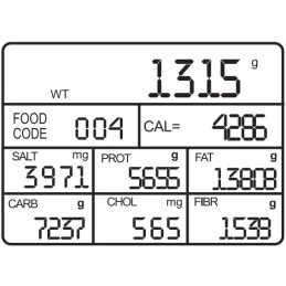 NK695 Táplálkozási konyhai mérleg 5kg / 1g-ig