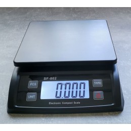 Digitális csomagmérleg SF-802 30kg / 1g-ig fekete színben