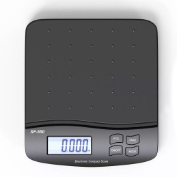 Digitális pad mérleg SF-550 30kg / 1g-ig fekete színben